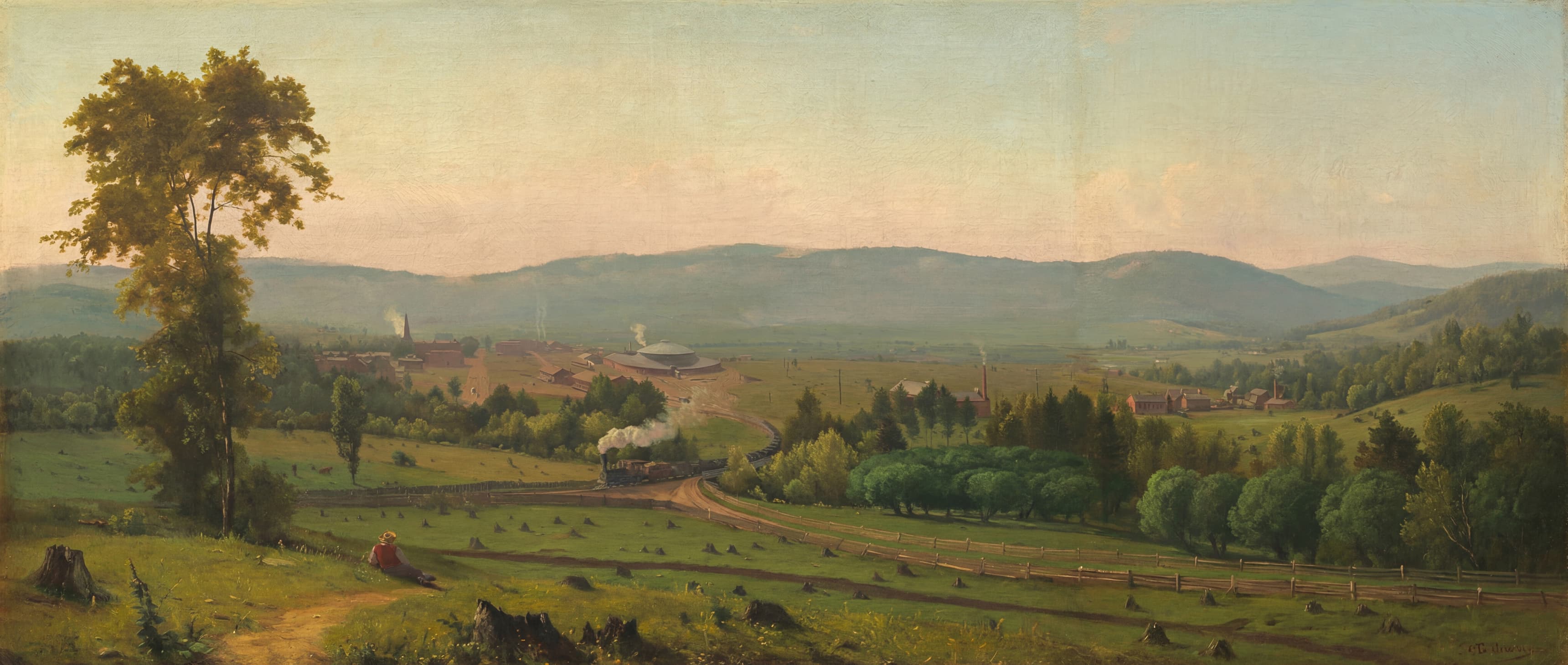 Pastoral English landscape